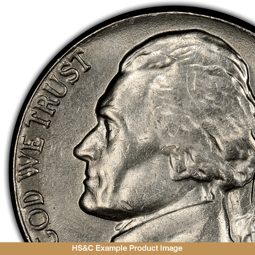 HS&C: 1942 S Nickel Jefferson BU Coin