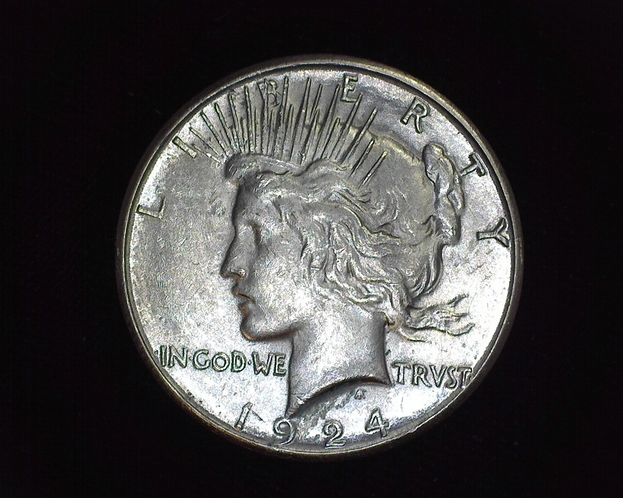 1924 S Peace Dollar BU - US Coin