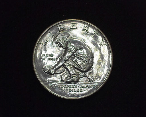 HS&C: 1925 California Diamond Jubilee S Half Dollar Commemorative BU, MS-65 Coin