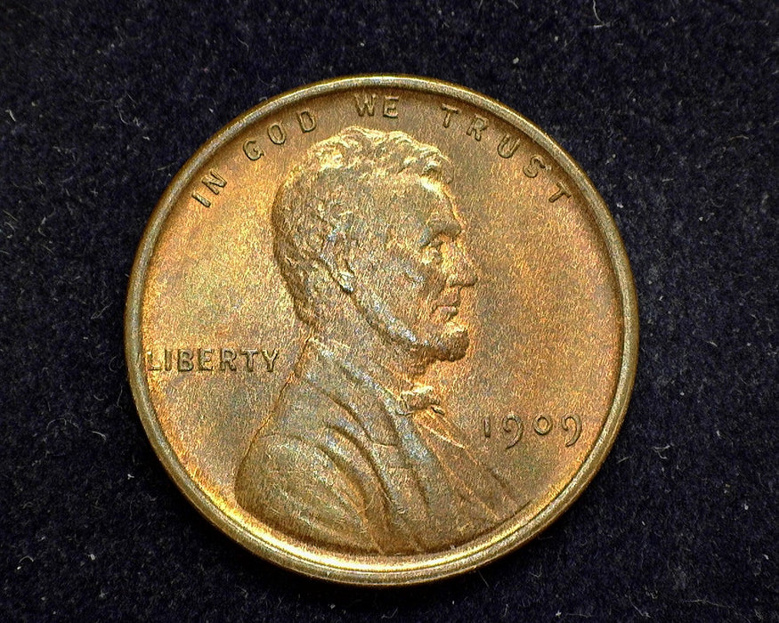 1909 VDB Lincoln Wheat Penny/Cent BU Red Gem! - US Coin