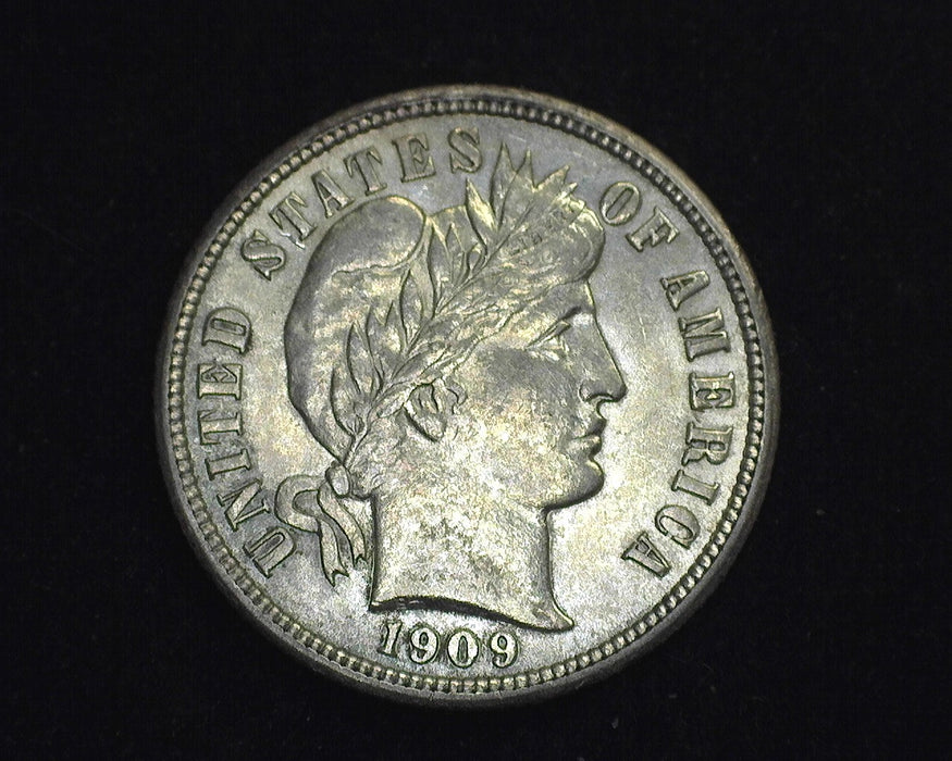 1909 Barber Dime AU - US Coin
