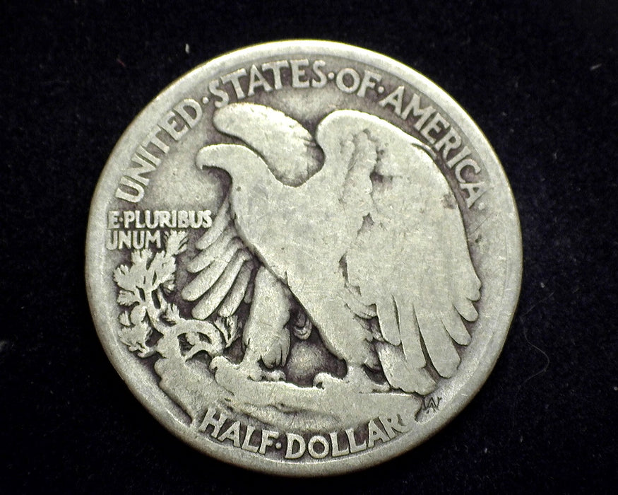1916 D Liberty Walking Half Dollar VG - US Coin