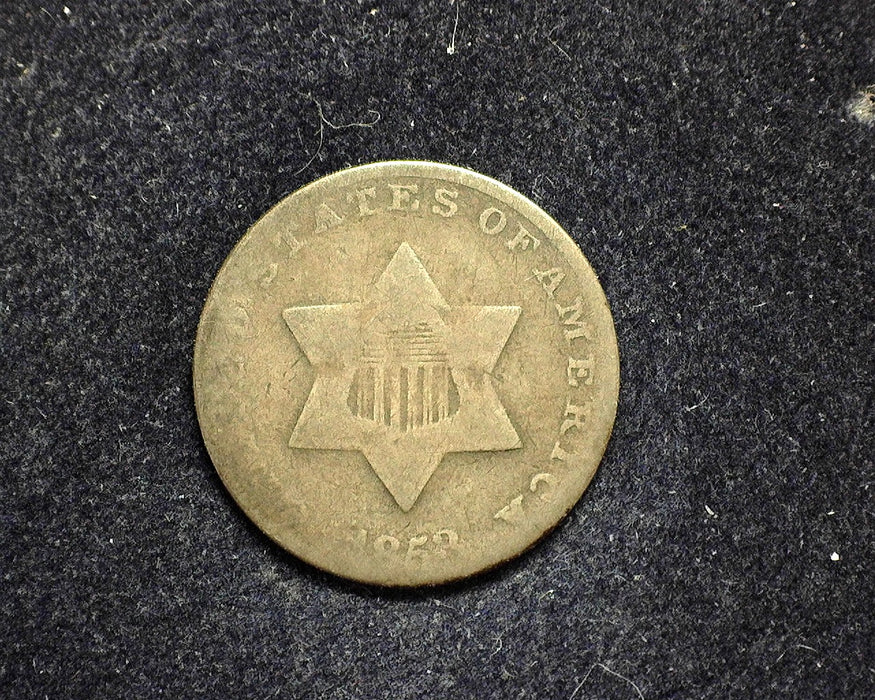 1853 Three Cent Silver G - US Coin
