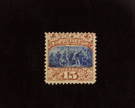 HS&C: US #119 Stamp Mint Fresh rich color. F H