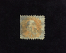 HS&C: US #112 Stamp Used Fancy Star Cork cancel. AVG