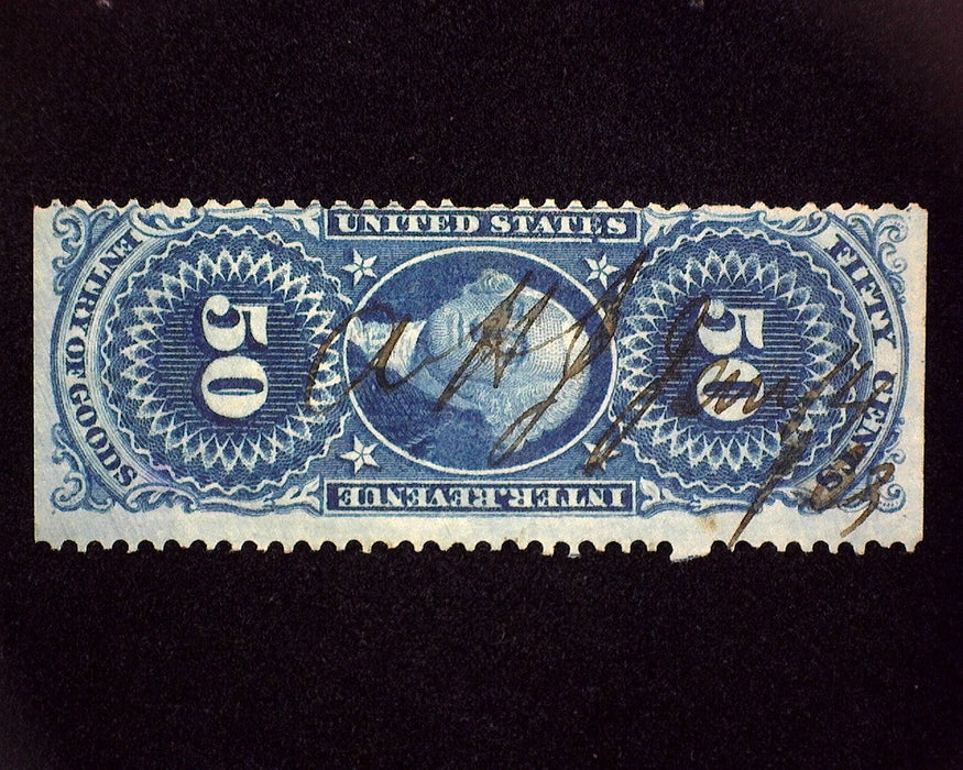 #R55b Used 50 cent Revenue. F/VF US Stamp