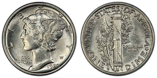 US Mercury Dime Coins