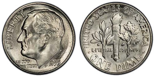 US Roosevelt Dime Coins