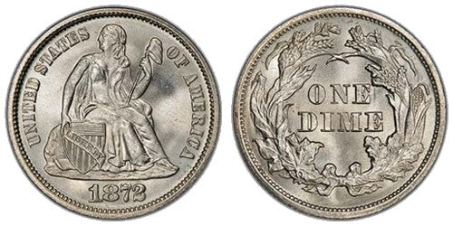US Liberty Seated Dime Coins