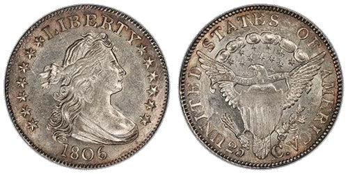US Draped Bust Quarter Coins