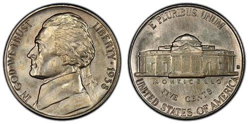 US Jefferson Nickel Coins