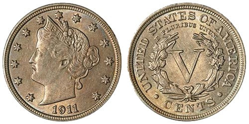 US Liberty Head Nickel Coins