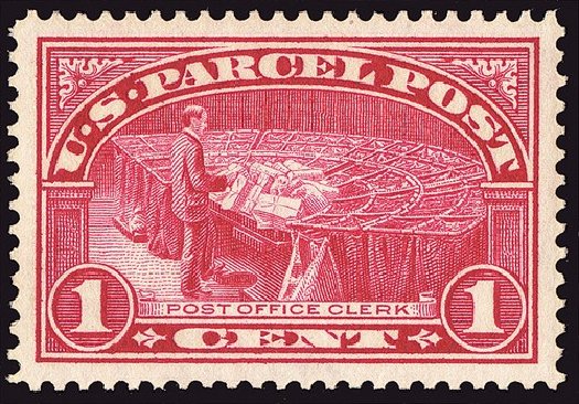 US Q-Parcel Post Stamps — Huntington Stamp & Coin Shop