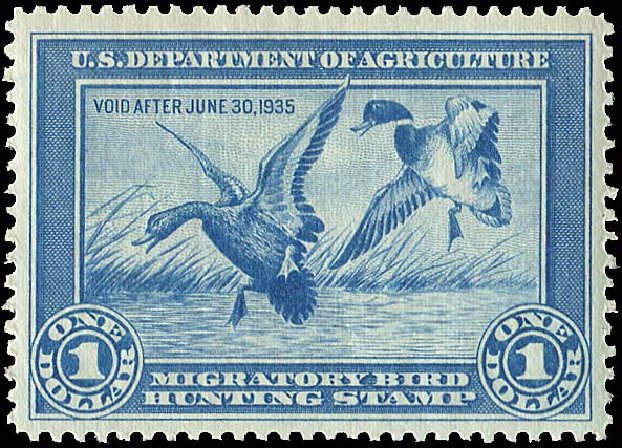 US RW-Hunting Permits Stamps