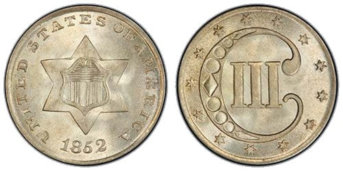 US Three Cent Coins