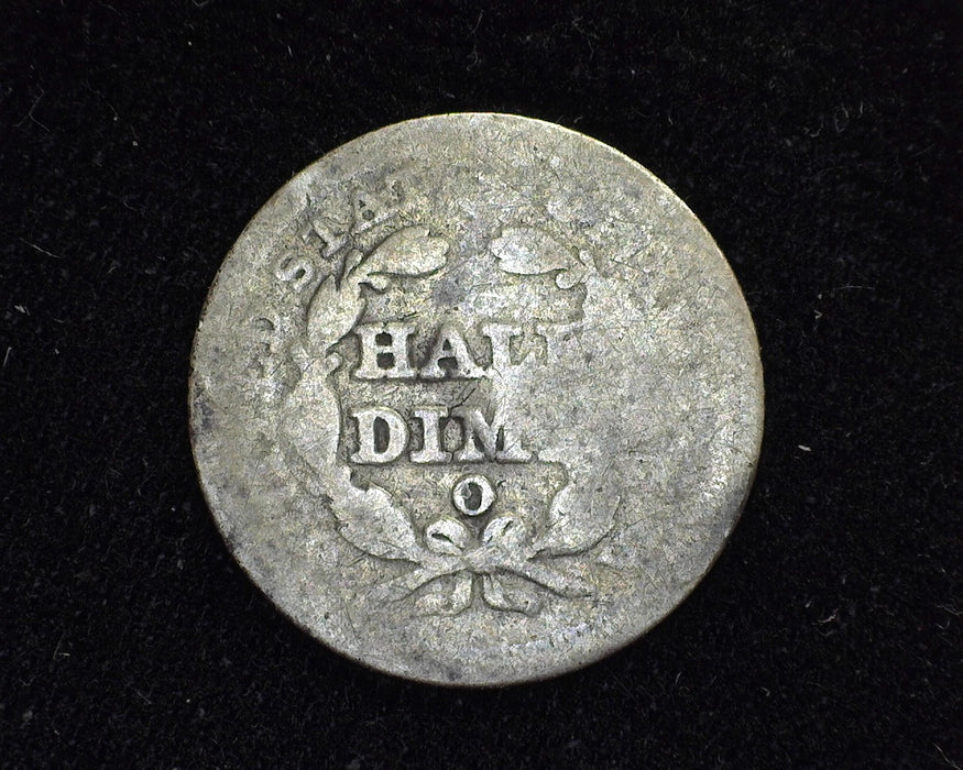 1854 O Arrows Liberty Seated Half Dime AG - US Coin