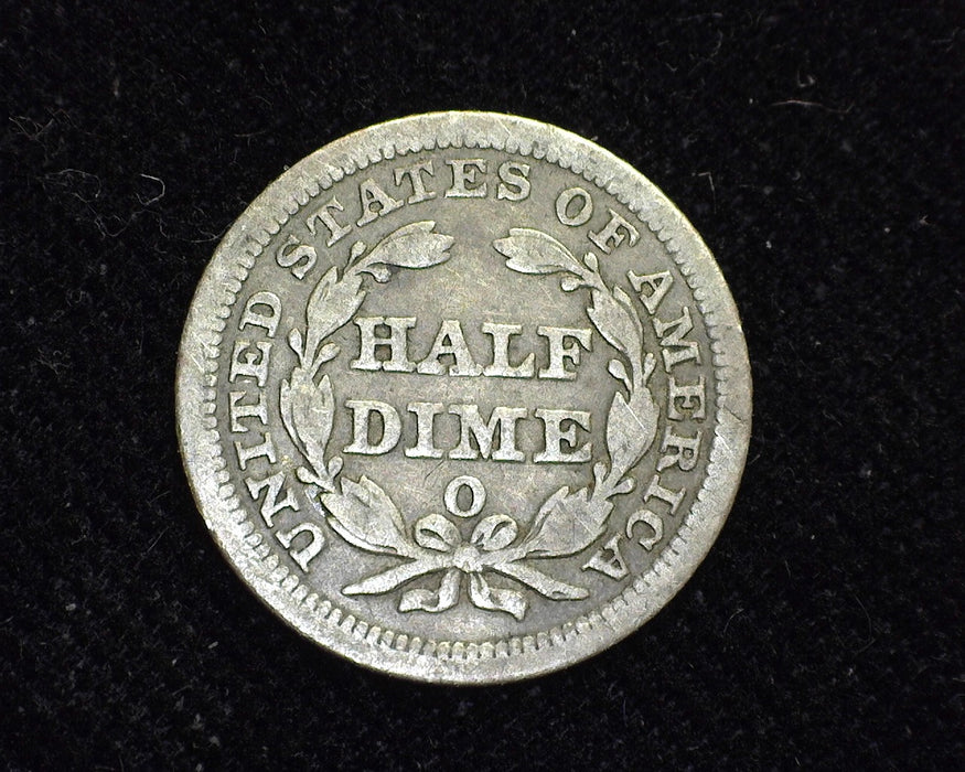 1857 O Liberty Seated Half Dime VG - US Coin