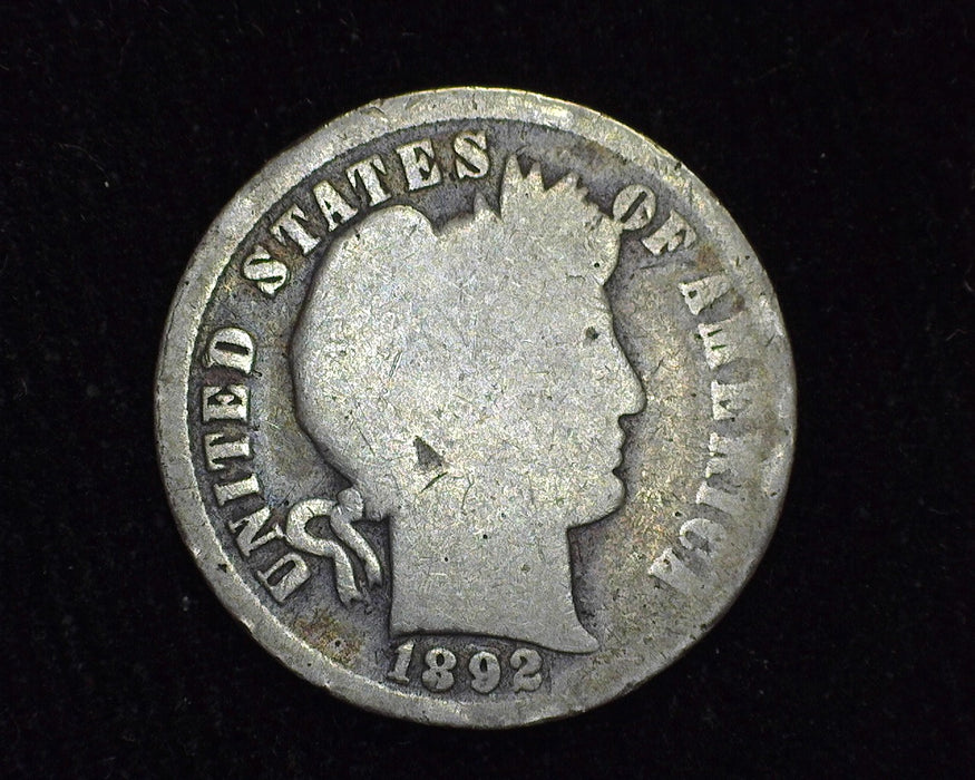 1892 Barber Dime G - US Coin