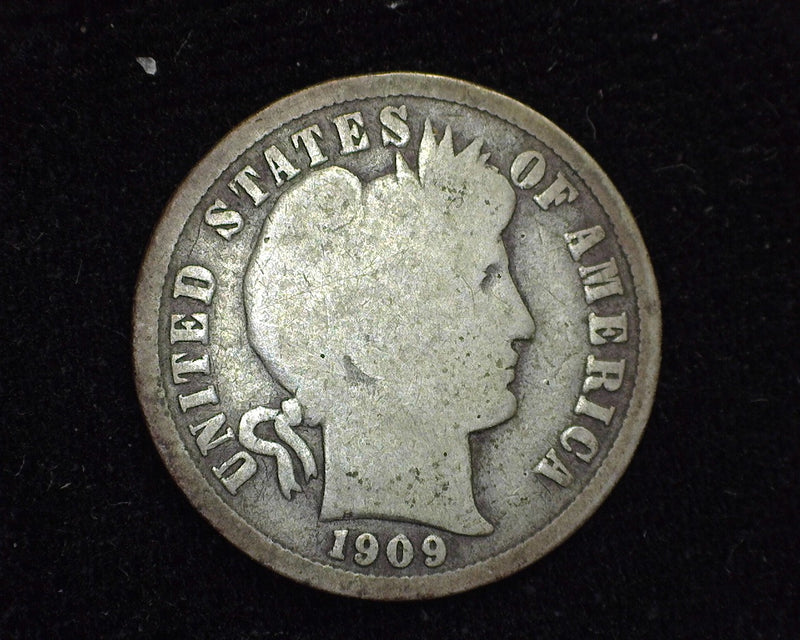 1909 S Barber Dime G - US Coin