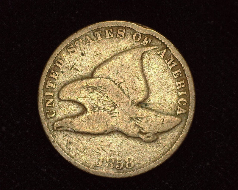 1858 Small letters Flying Eagle Penny/Cent G - US Coin