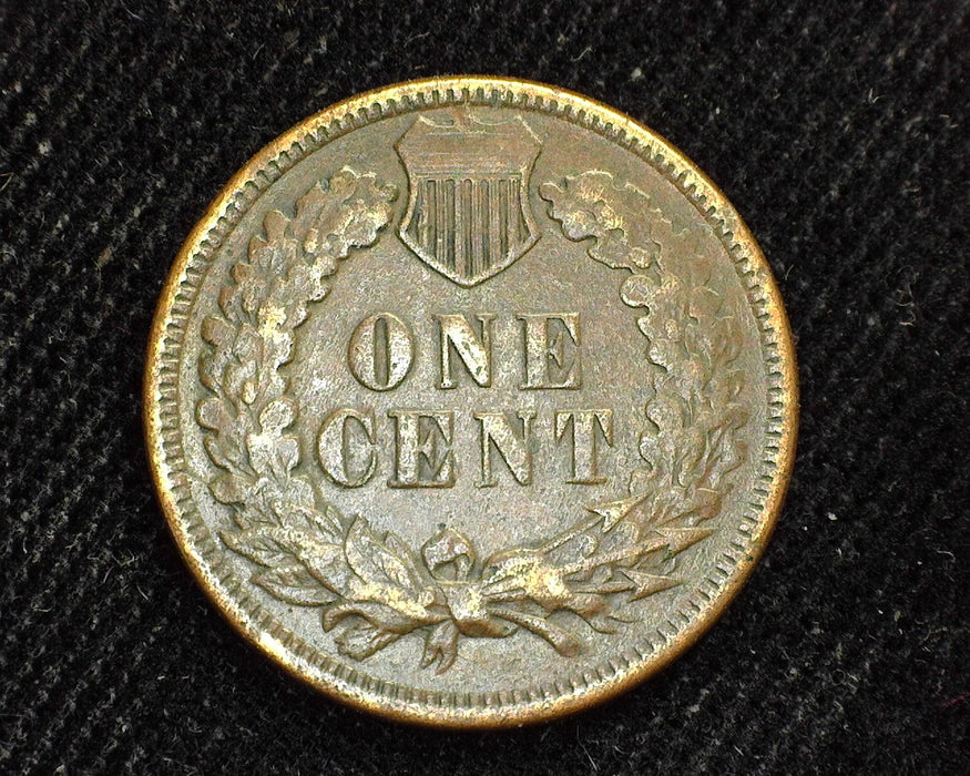 1873 Indian Head Penny/Cent F Pitting - US Coin