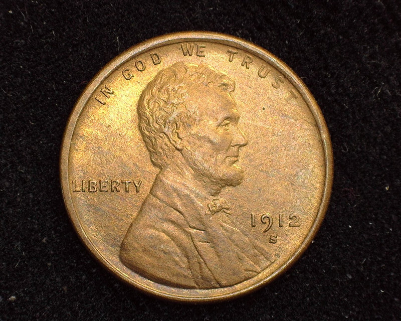 1912 S Lincoln Wheat Cent XF - US Coin