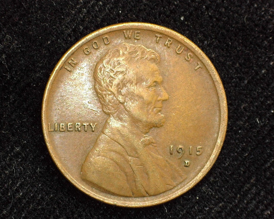 1915 D Lincoln Wheat Cent XF - US Coin