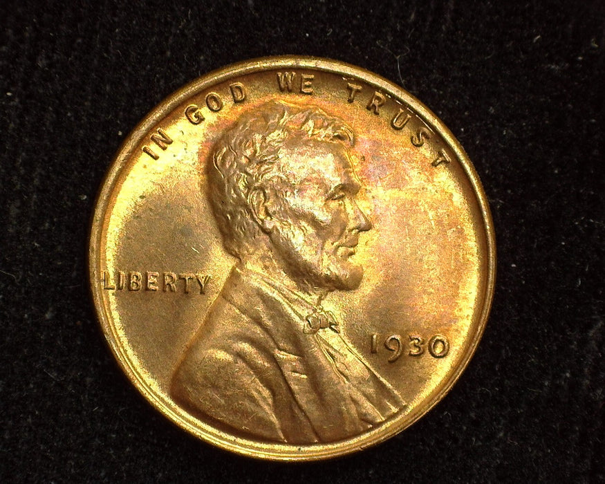 1930 Lincoln Wheat Cent BU Red Choice - US Coin