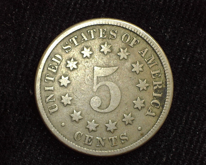 1872 Shield Nickel VG - US Coin