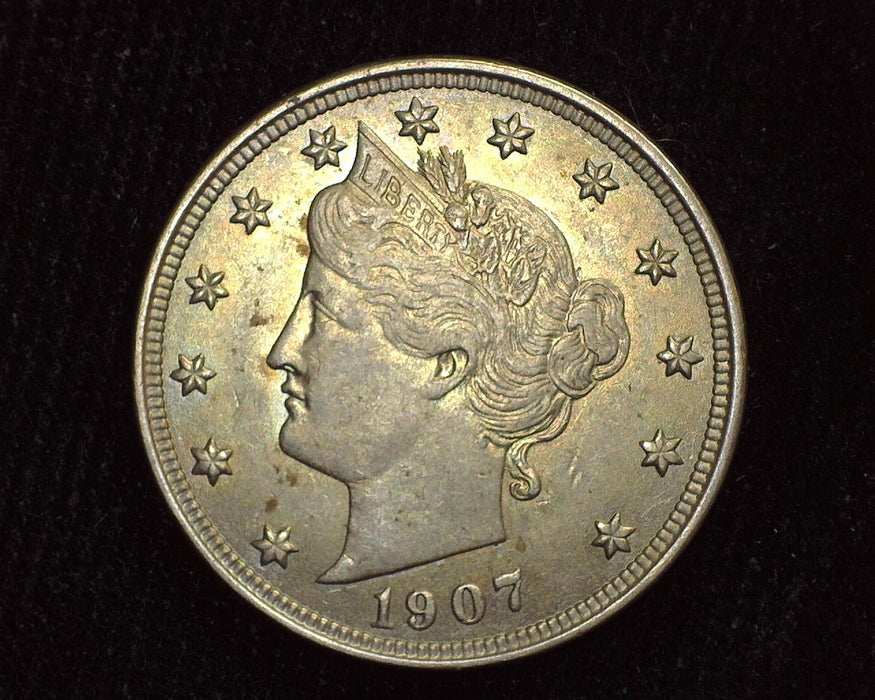 1907 Liberty Head Nickel XF/AU - US Coin
