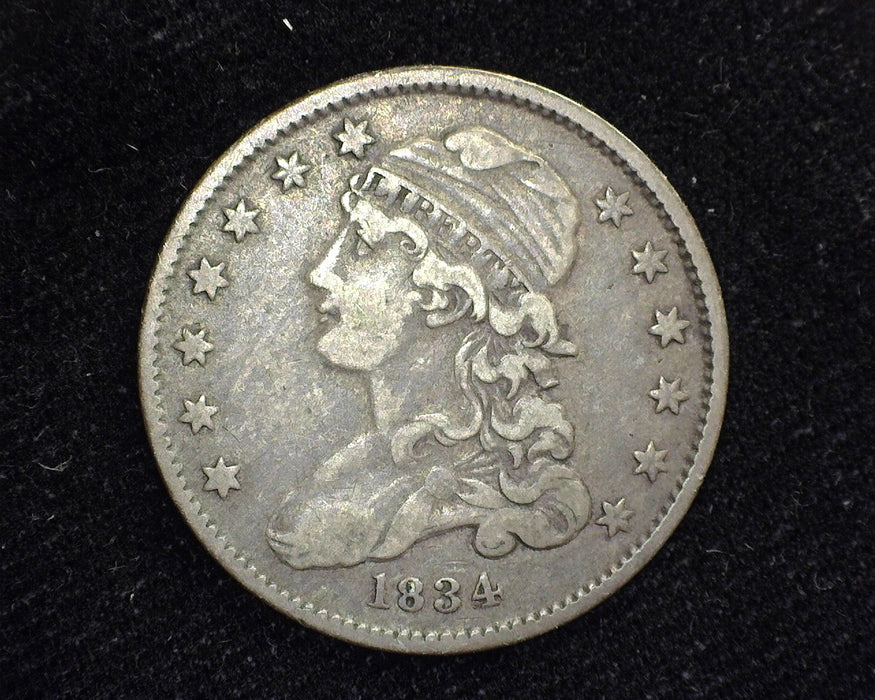 1834 Capped Bust Quarter VF - US Coin