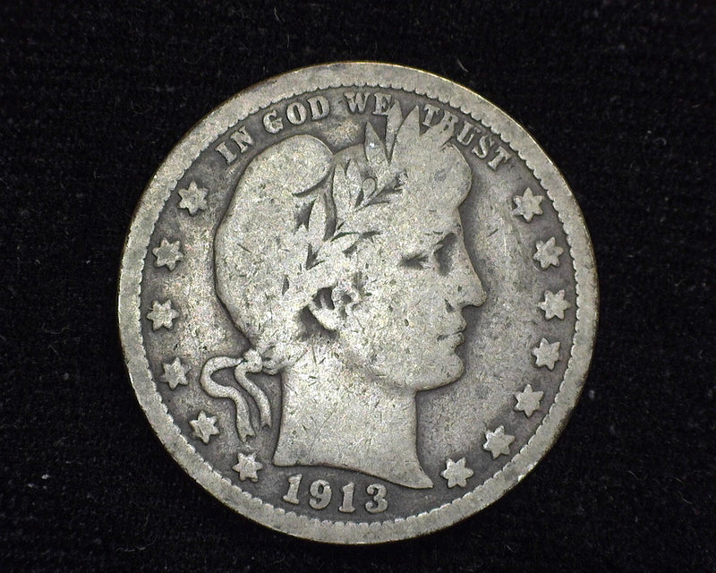 1913 Barber Quarter VG - US Coin