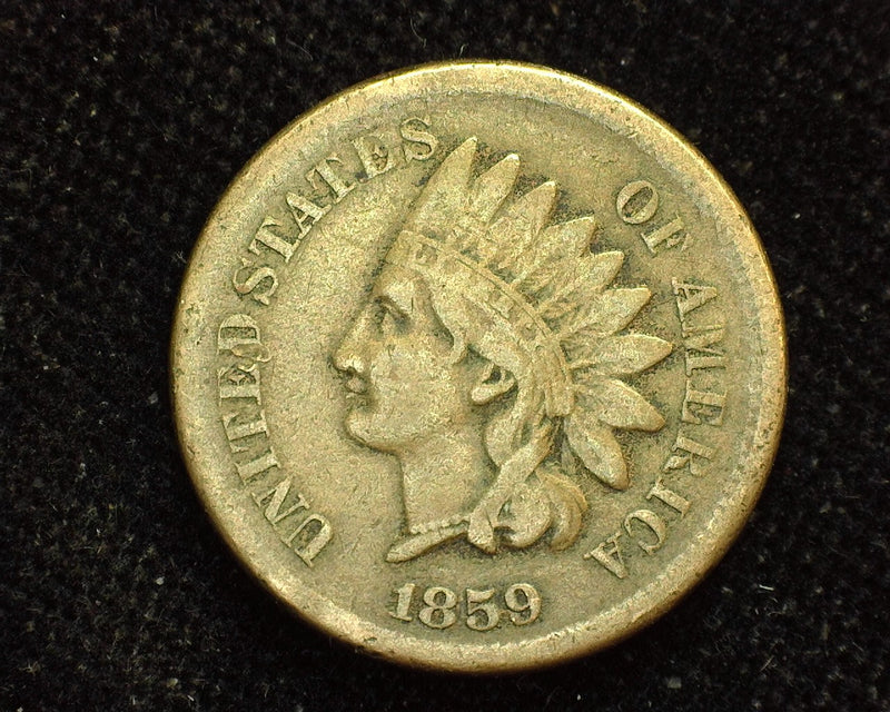 1859 Indian Head Penny/Cent VG/F - US Coin
