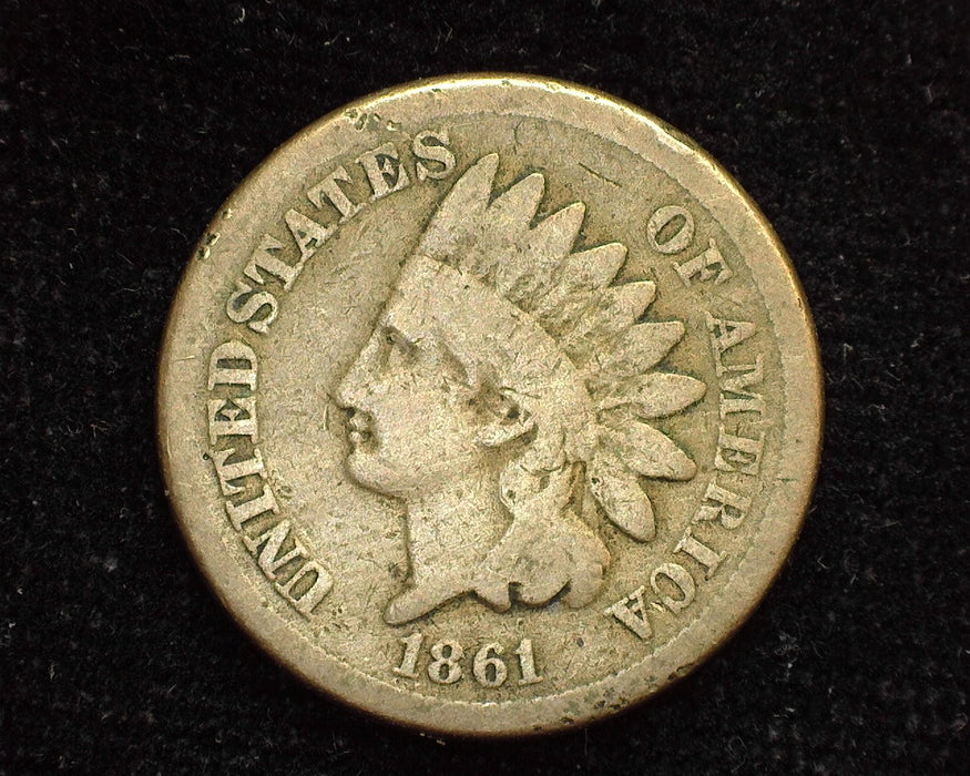 1861 Indian Head Penny/Cent G - US Coin