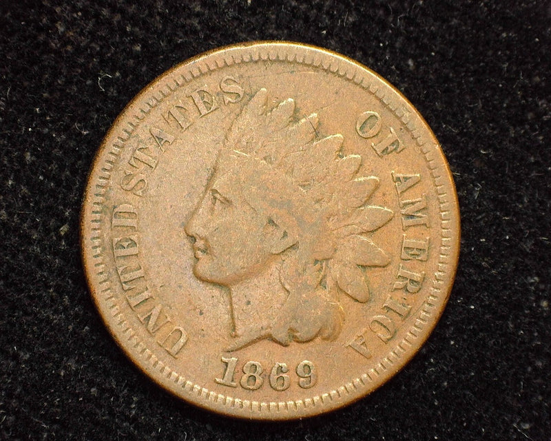1869 Indian Head Penny/Cent G - US Coin
