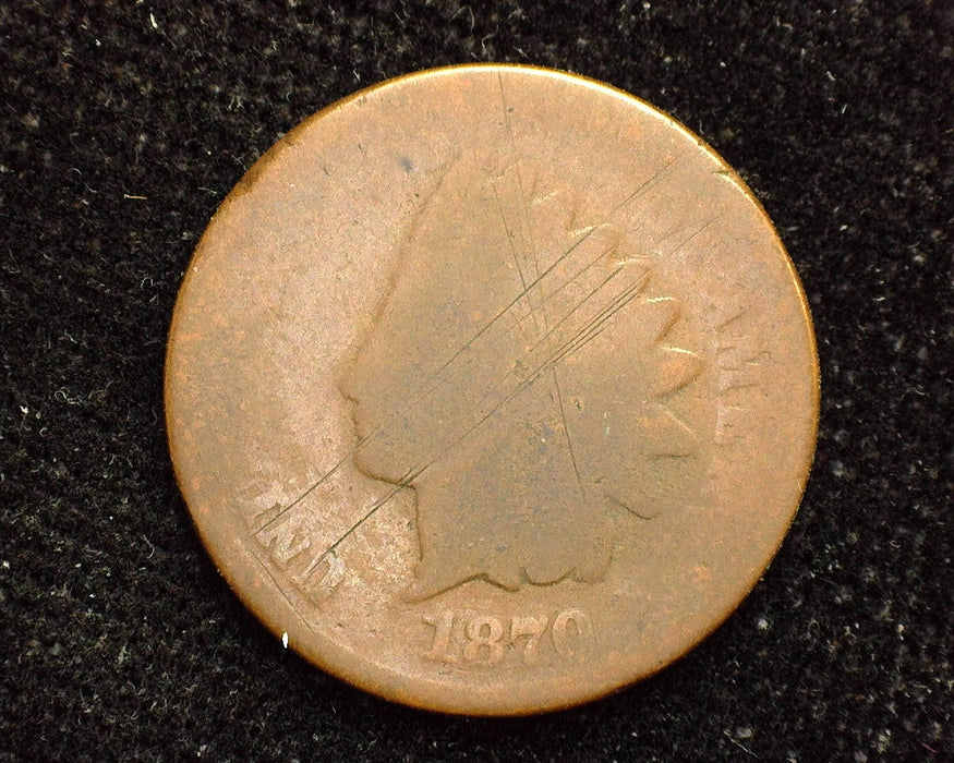1870 Indian Head Penny/Cent Filler - US Coin