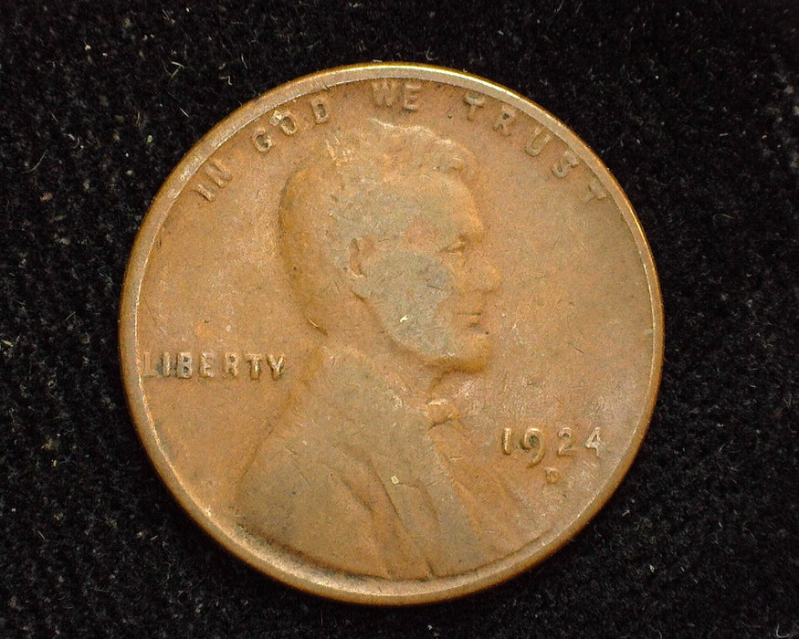 1924 D Lincoln Wheat Cent G - US Coin