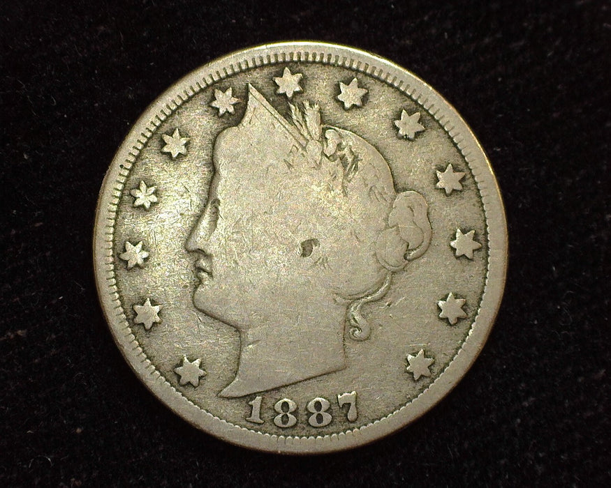 1887 Liberty Head Nickel VG - US Coin