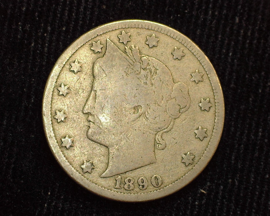1890 Liberty Head Nickel VG - US Coin