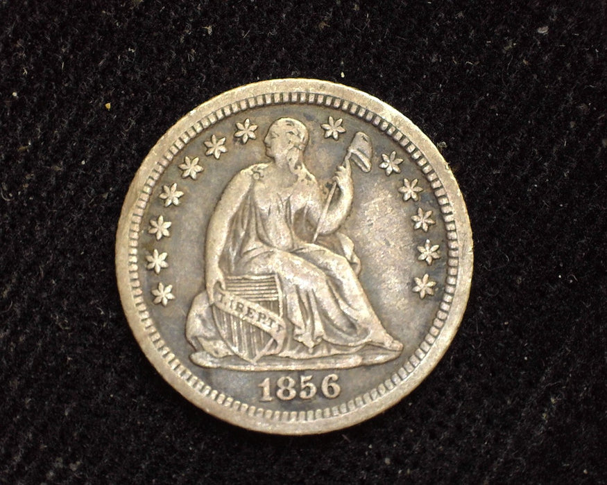1856 O Liberty Seated Half Dime F - US Coin