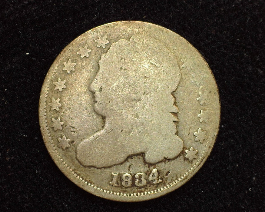 1834 Capped Bust Dime AG - US Coin