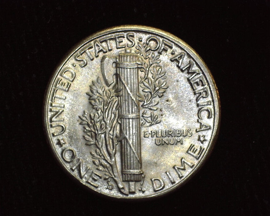 1944 D Mercury Dime Choice. F.S.B. BU - US Coin