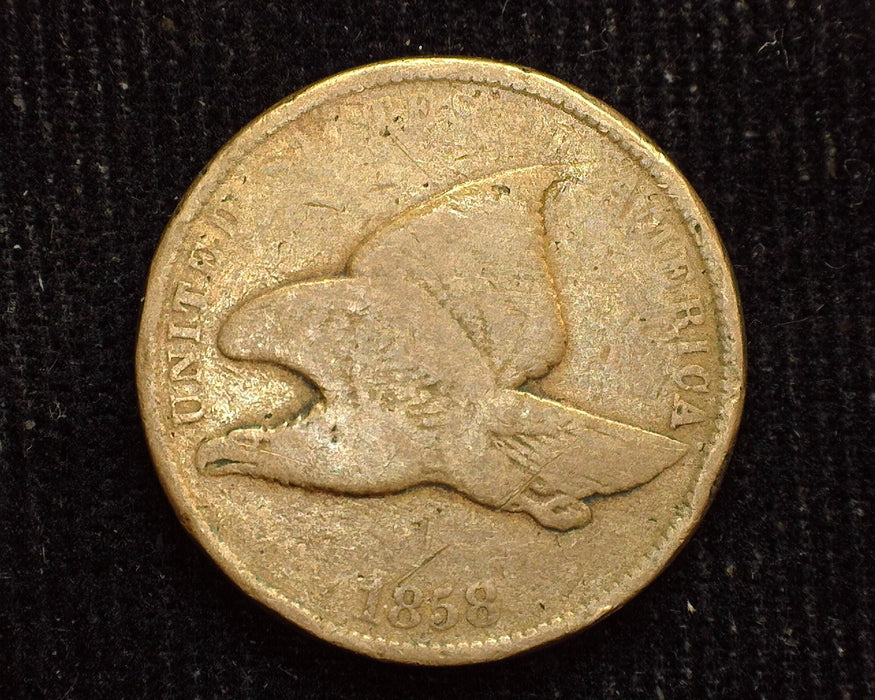 1858 Small letter Flying Eagle Penny/Cent G - US Coin