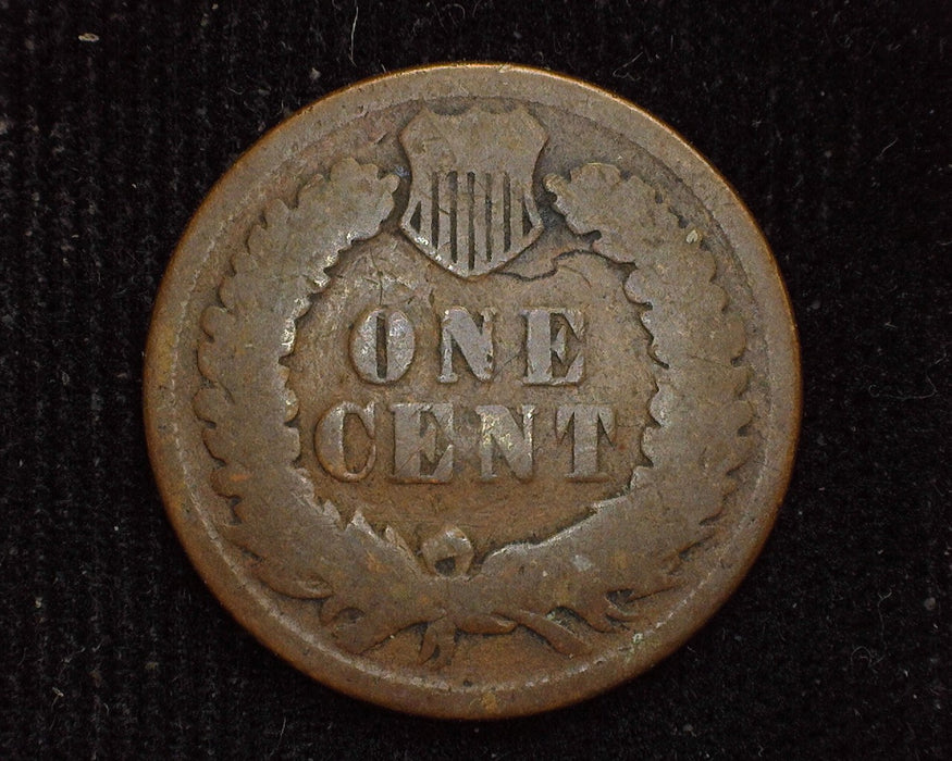 1874 Indian Head Penny/Cent Scratch AG - US Coin