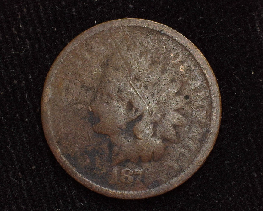 1875 Indian Head Penny/Cent Filler - US Coin