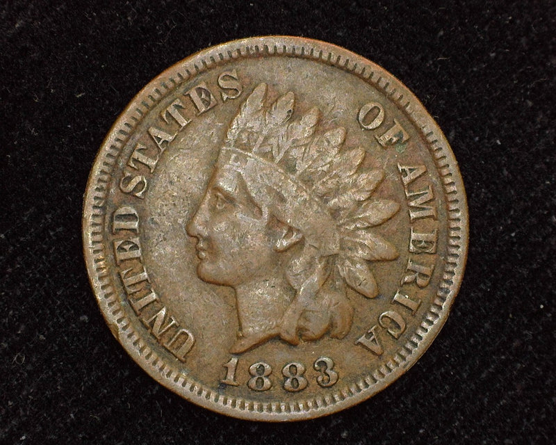 1883 Indian Head Penny/Cent F - US Coin