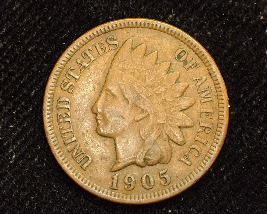 1905 Indian Head Penny/Cent VF/XF - US Coin