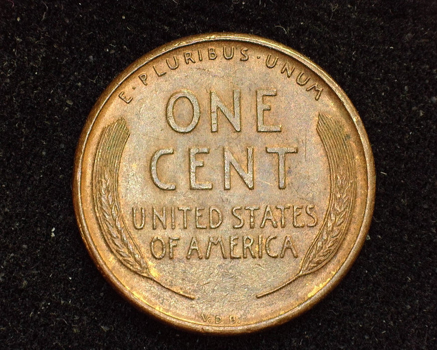 1909 V.D.B. Lincoln Wheat Penny/Cent AU - US Coin
