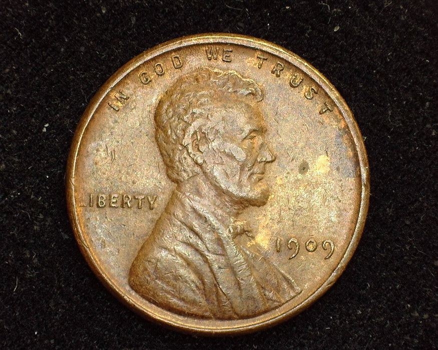 1909 V.D.B. Lincoln Wheat Penny/Cent AU - US Coin