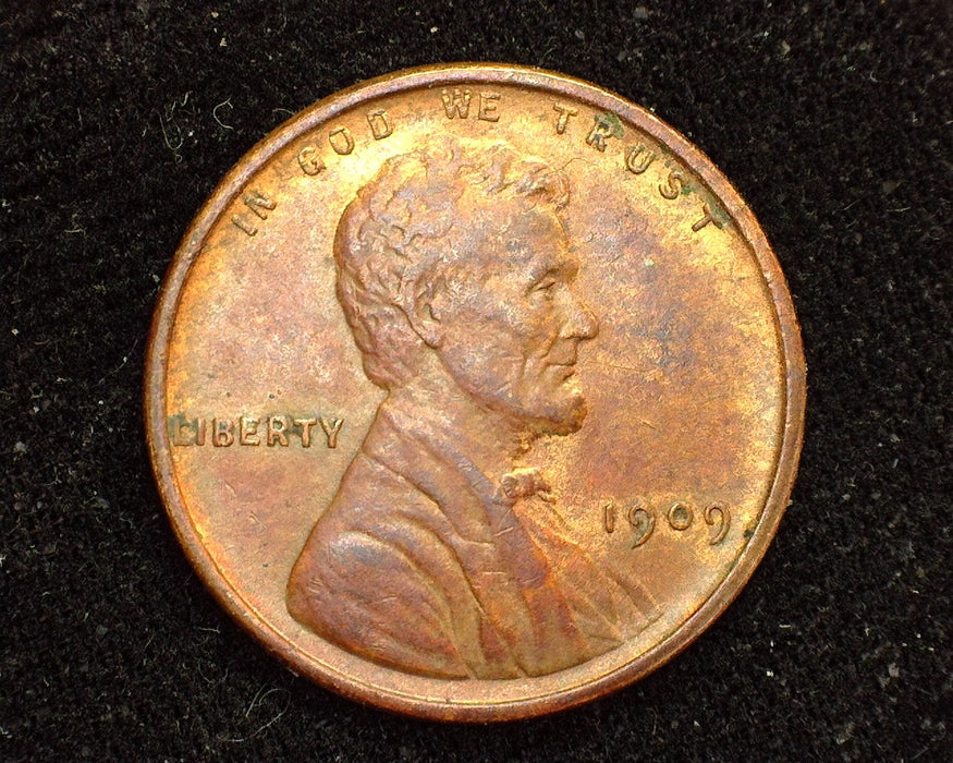 1909 VDB Lincoln Wheat Cent AU - US Coin